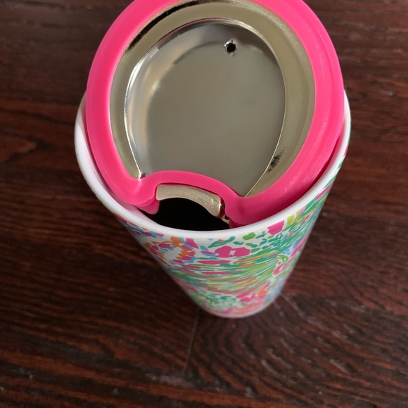 Lilly Pulitzer Pink and White Tumbler - Picture 5 of 16